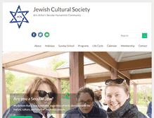 Tablet Screenshot of jewishculturalsociety.org